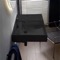 Black Ceramic Wall Mounted or Vessel Sink With Counter Space